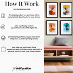 Constellation Wall Art Set of 4 | Celestial Star Map Prints | Modern Astronomy Decor | Digital Download