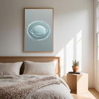 Saturn Wall Art Printable, Minimal Planet Poster, Celestial Space Decor, Digital Download Print