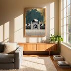 Islamic Mosque Wall Art Printable, Elegant Mosque Architecture Decor, Islamic Digital Download Print