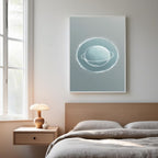 Saturn Wall Art Printable, Minimal Planet Poster, Celestial Space Decor, Digital Download Print