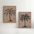 Palm Tree Wall Art Set of 2 Tropical Printable Decor