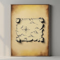 Ürün Adı  Vintage Treasure Map Wall Art Antique Printable Poster