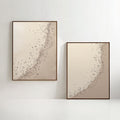 Minimalist Botanical Wall Art Set of 2 Elegant Line Art Prints
