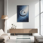 Moon Wall ArtMoon Wall Art Printable, Minimal Crescent Moon Poster, Celestial Decor, Digital Download Print